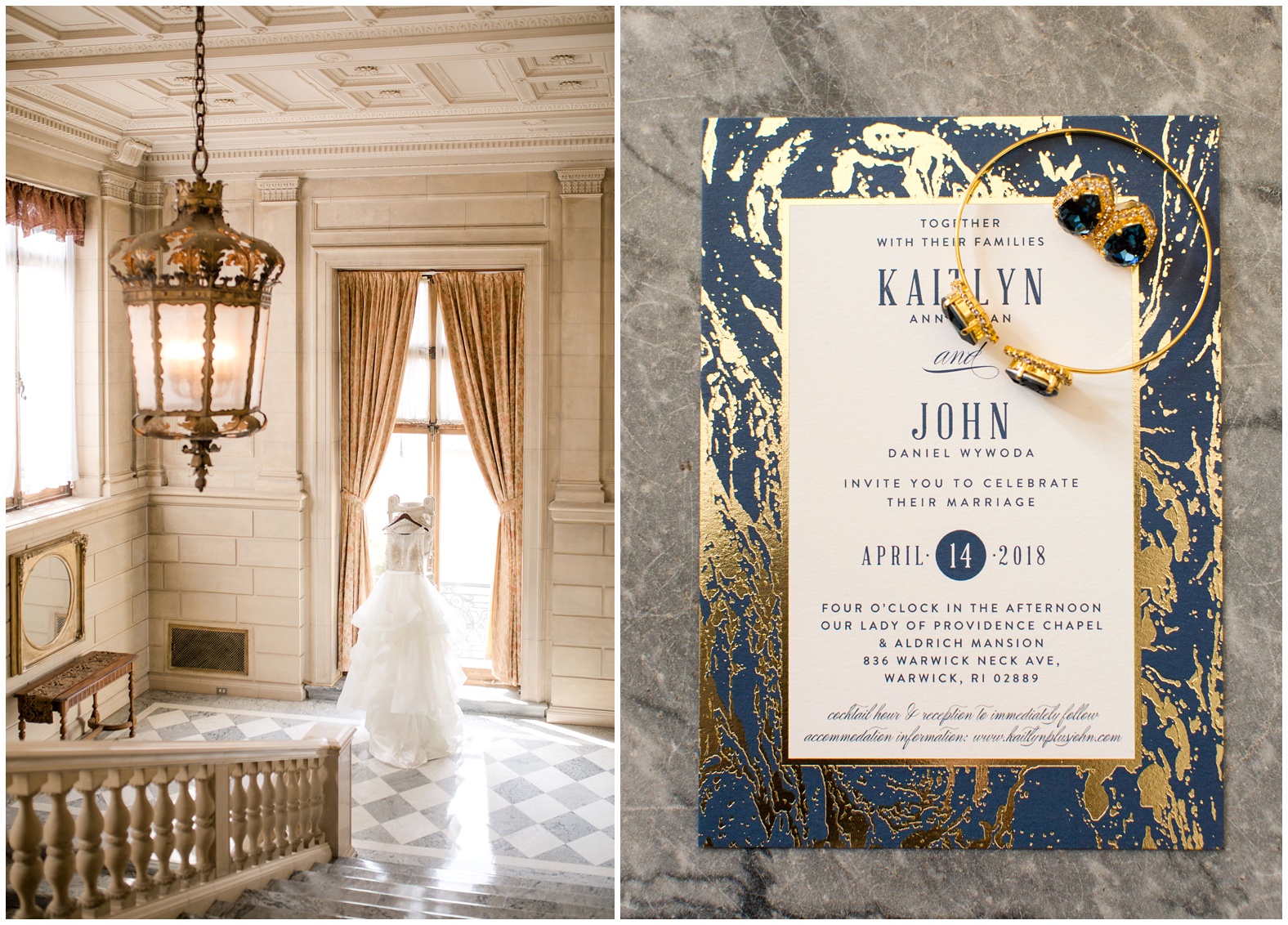 newport nautical wedding at Adlrich Mansion in Warwick, Rhode Island