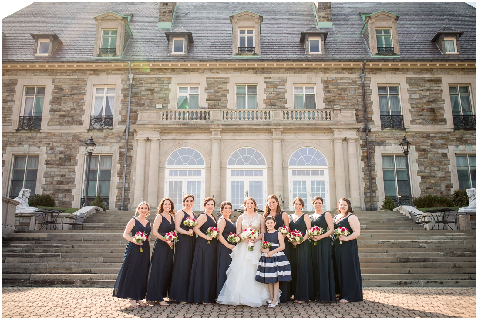 newport nautical wedding at Adlrich Mansion in Warwick, Rhode Island