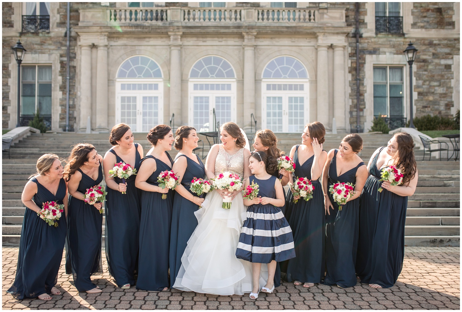 newport nautical wedding at Adlrich Mansion in Warwick, Rhode Island