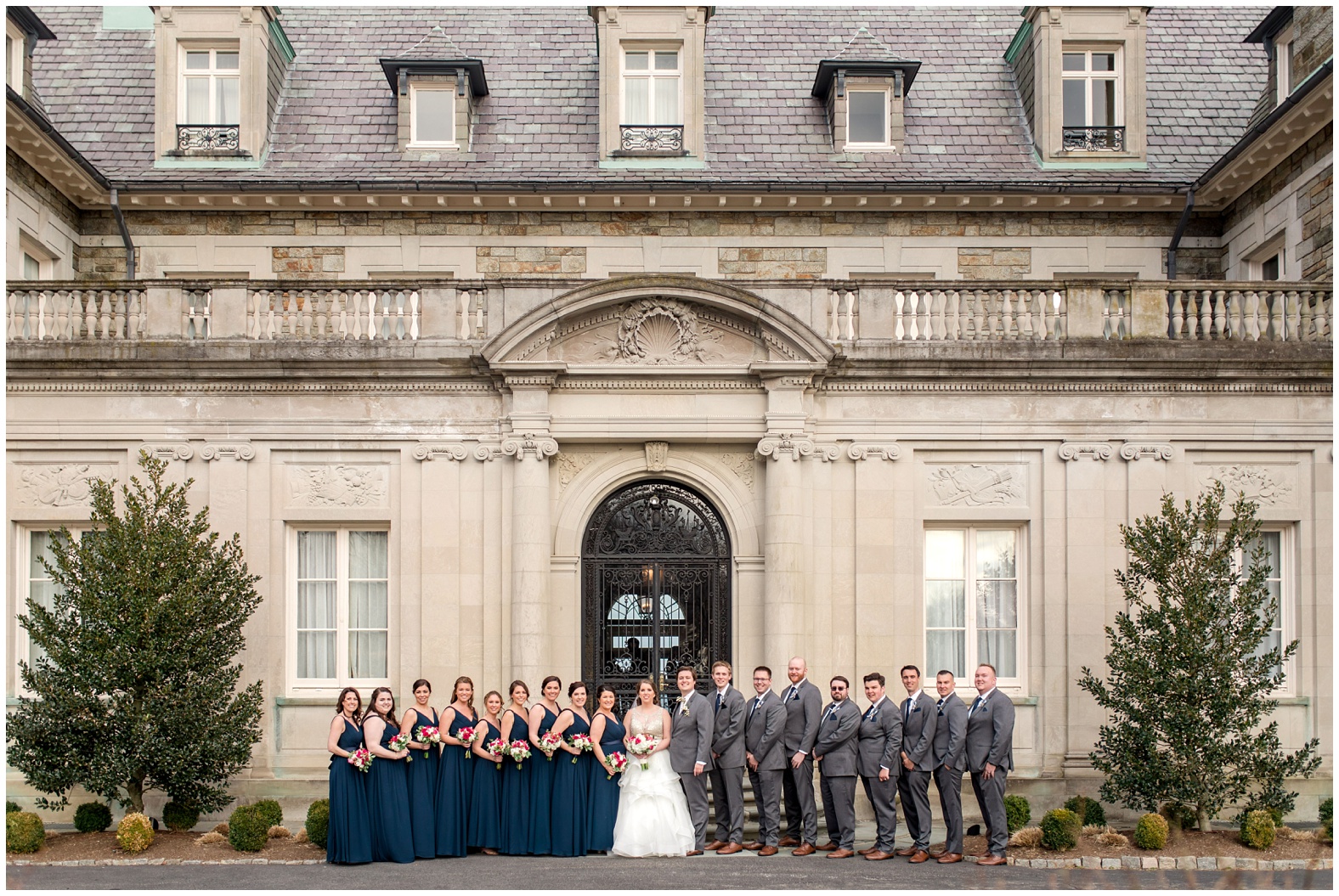 newport nautical wedding at Adlrich Mansion in Warwick, Rhode Island