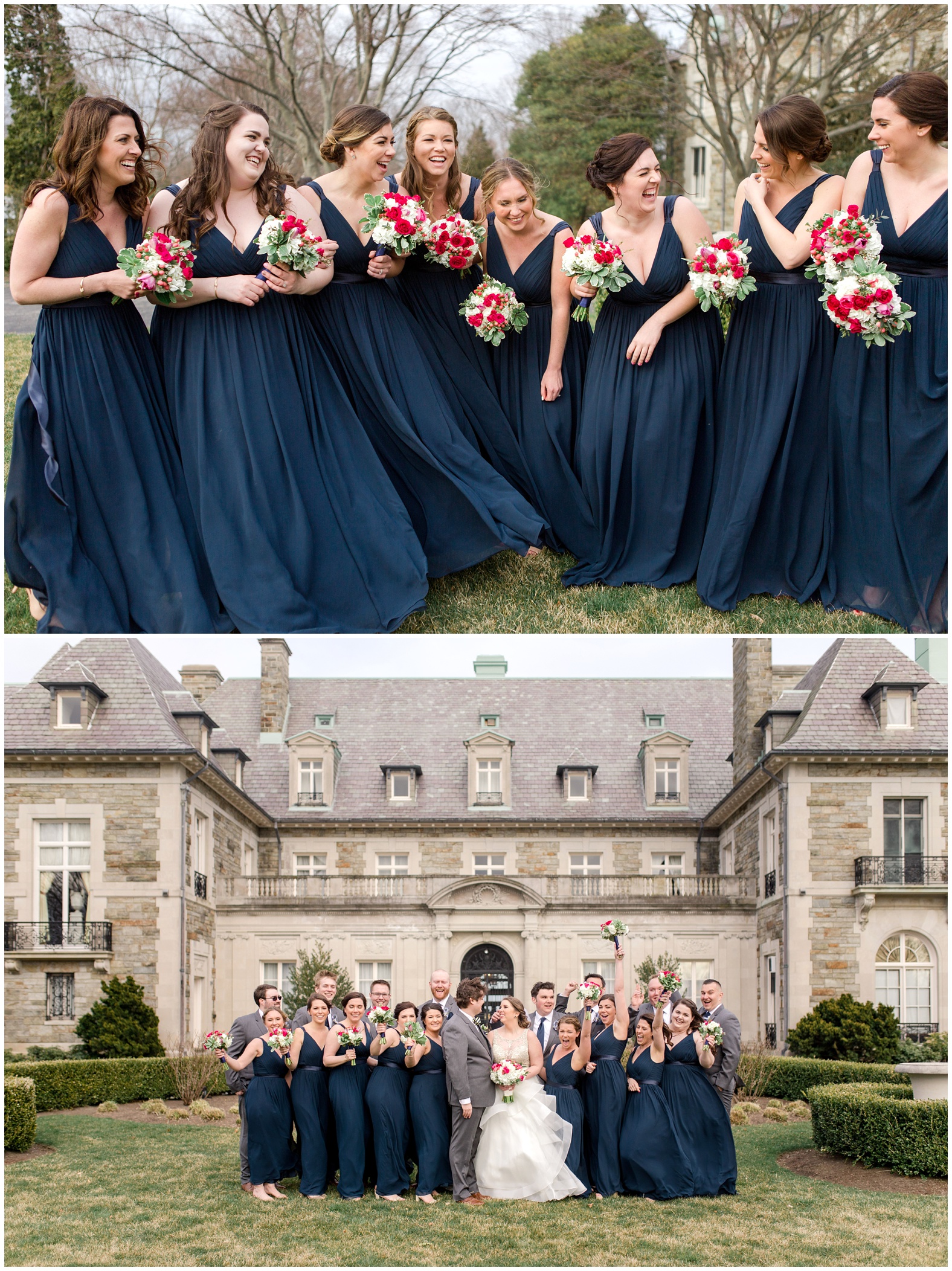 newport nautical wedding at Adlrich Mansion in Warwick, Rhode Island