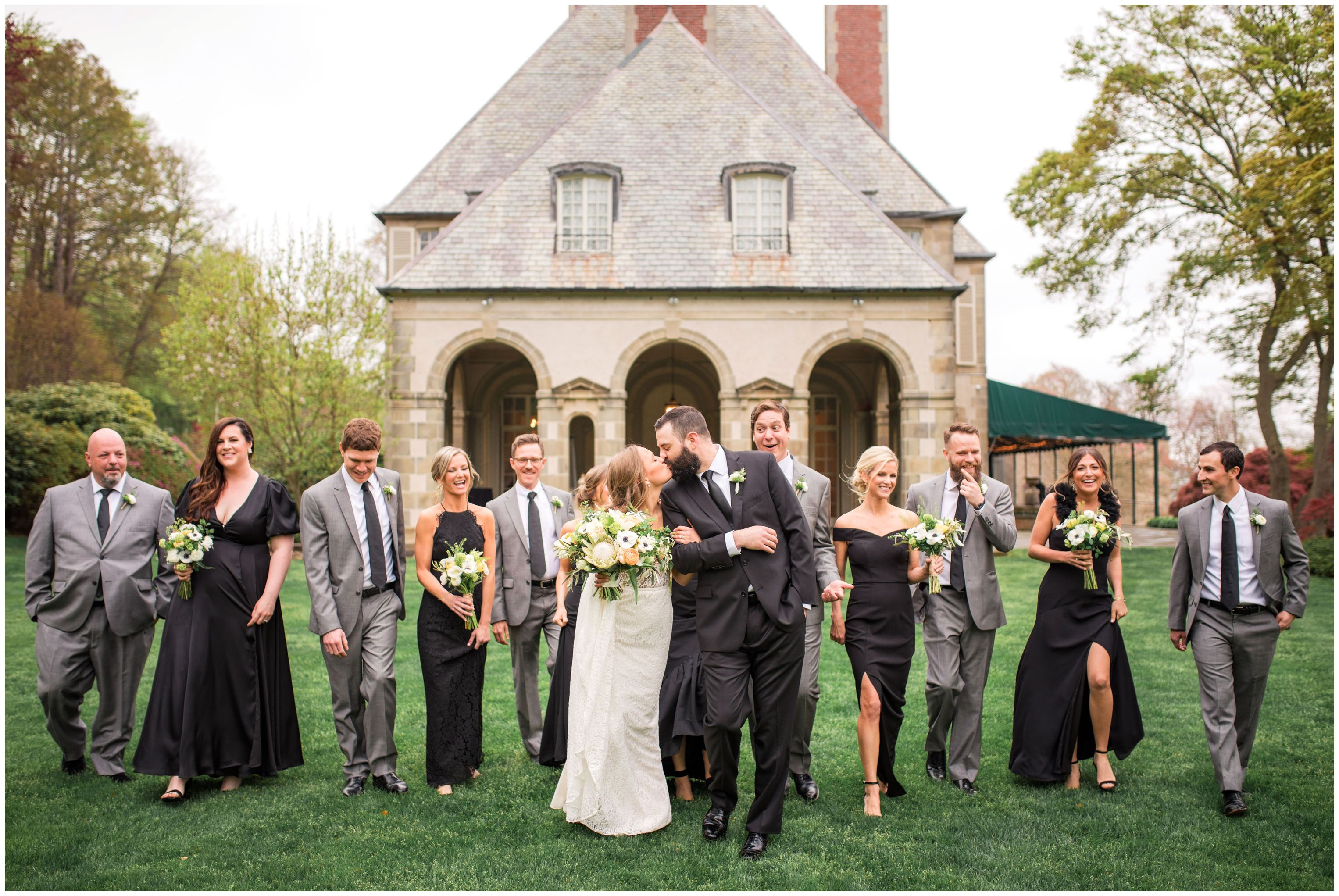 Spring Classic Natural Black Tie Theme Organic Wedding Glen Manor House Portsmouth Rhode Island - 041.jpg