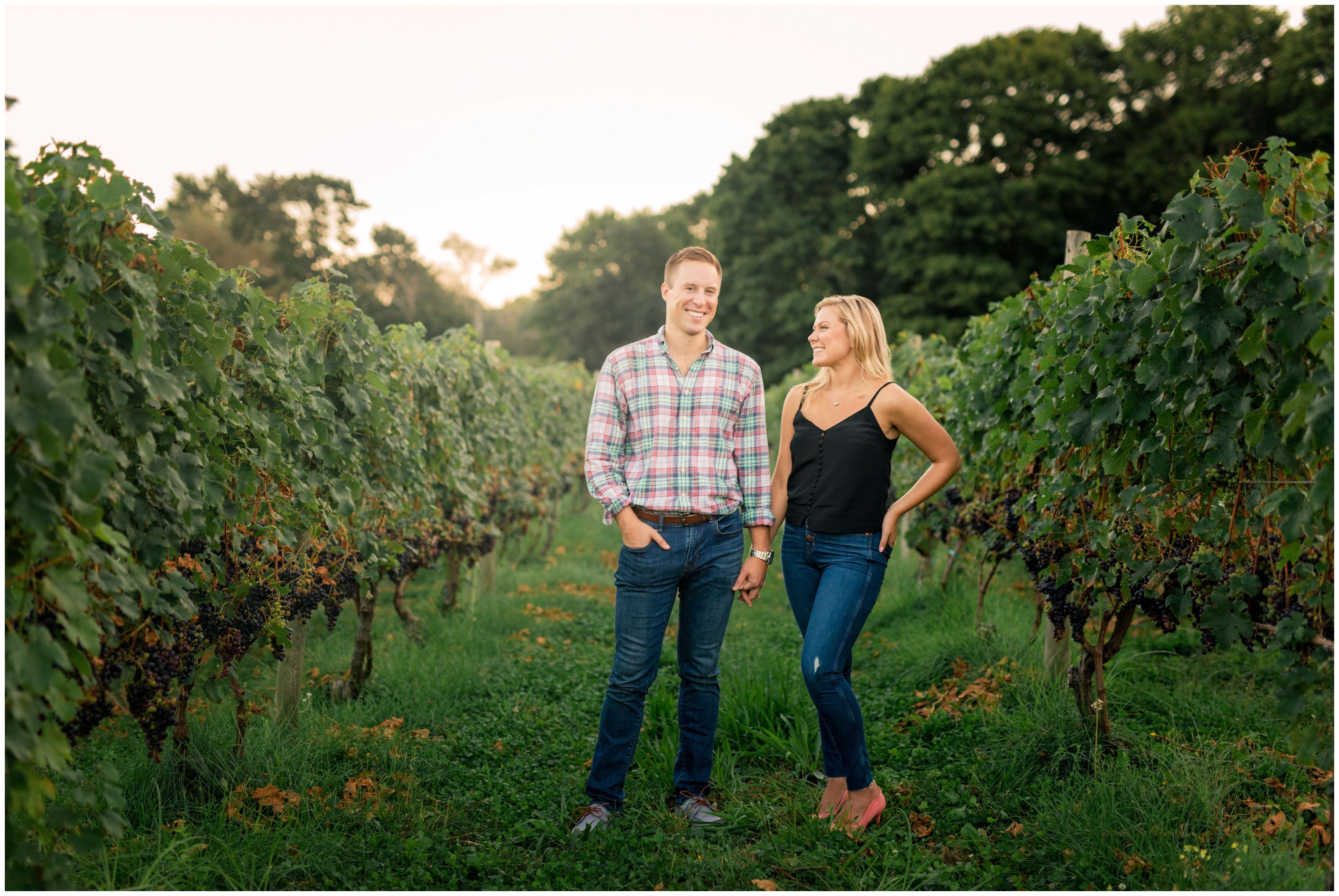 Sunset vineyard engagement session portsmouth RI-033.jpg