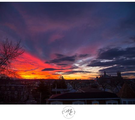 Sunset view in Providence, Rhode Island ©Meagan Emilia Photography