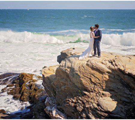 Summer Wedding at Fort Getty in Jamestown, RI