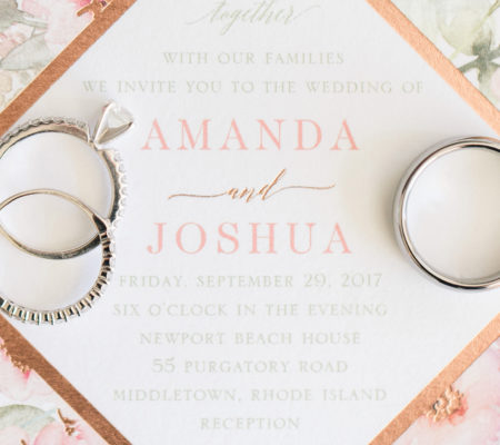 Romantic Sunset Beach Wedding at Newport Beach House in Newport, RI