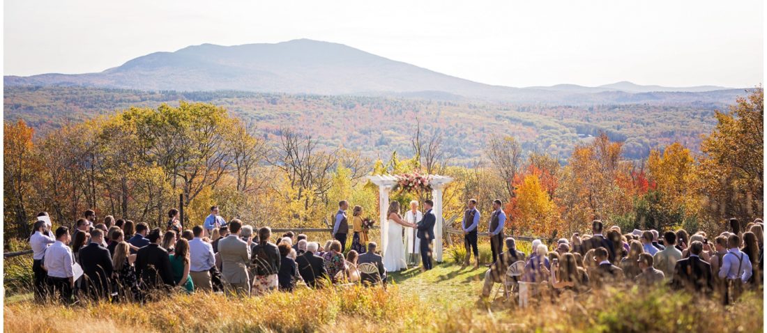 Scenic fall mountain wedding at Cobb Hill Estate in Harrisville, New Hampshire