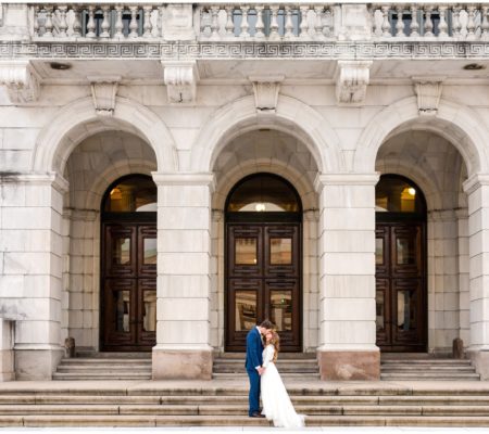 Unique intimate art gallery wedding at Machines with Magnets in Providence, Rhode Island