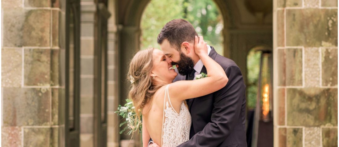 Black tie wedding theme, mixed with organic and natural floral touches at Glen Manor House mansion in Portsmouth Rhode Island