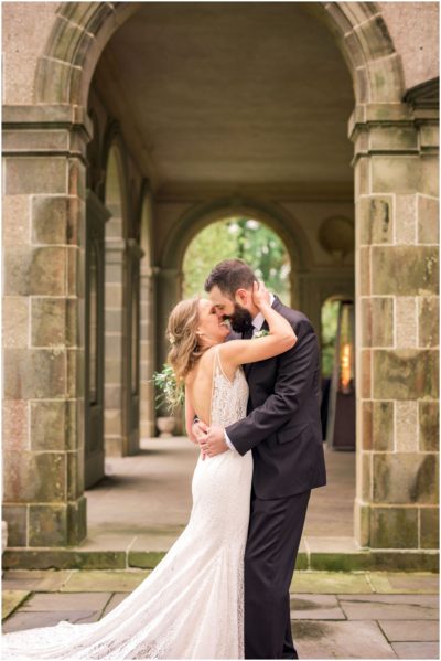 Black tie wedding theme, mixed with organic and natural floral touches at Glen Manor House mansion in Portsmouth Rhode Island